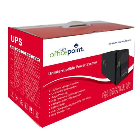 OFFICEPOINT Backup UPS 1000VA, 3 x Universal, OP1000 | UPS in Tanzania