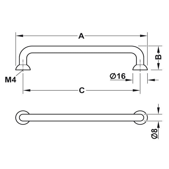 HAFELE Alloy Drawer Handle 10662115 | Drawer handle in Dar Tanzania