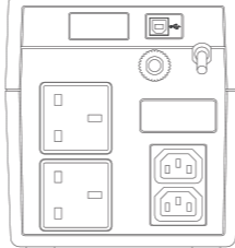 EVI 1100va UPS Line Interactive, UPS1100EUK2IE2 | Ups in Dar Tanzania