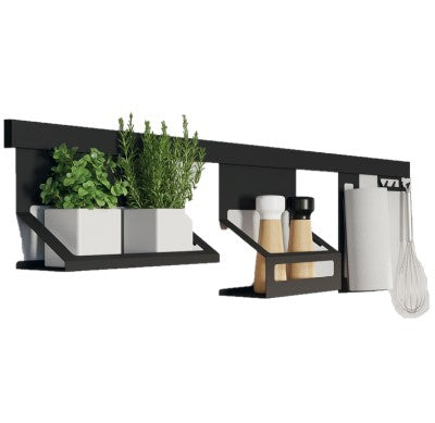 HAFELE Aluminum Kitchen Wall Rack Shelf 120cm 52299995