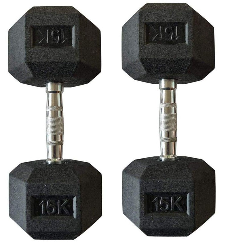 Chrome Hex 15 Kg Dumbbells | Dumbbells in Dar Tanzania