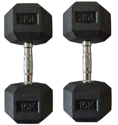 Chrome Hex 15 Kg Dumbbells | Dumbbells in Dar Tanzania