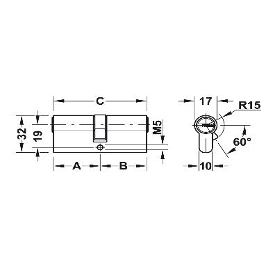 Hafele Door Handle Set 90382150 | Door handles in Dar Tanzania