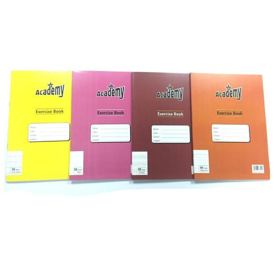 ACADEMY Exercise Book 50 Sheets 6 x 8 Inch | Exercise books in Dar