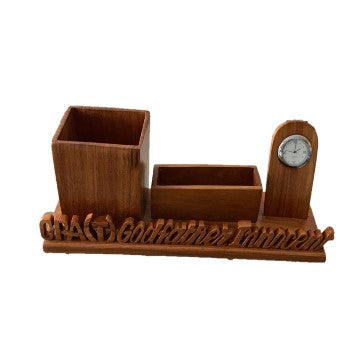 Personalized Wooden Desk Organizer | Desk Organizers in Dar Tanzania