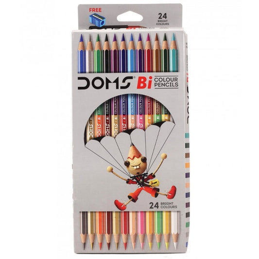 DOMS Bi Two Sided Color Pencils | School stationery in Dar Tanzania