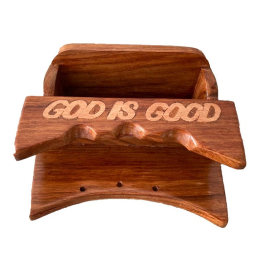Wooden Desk Organizer God Quote | Desk Organizers in Dar Tanzania