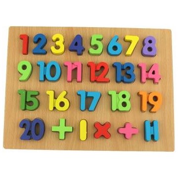 Wooden 20 Number Pegs | Kids Educational Toys in Dar Tanzania