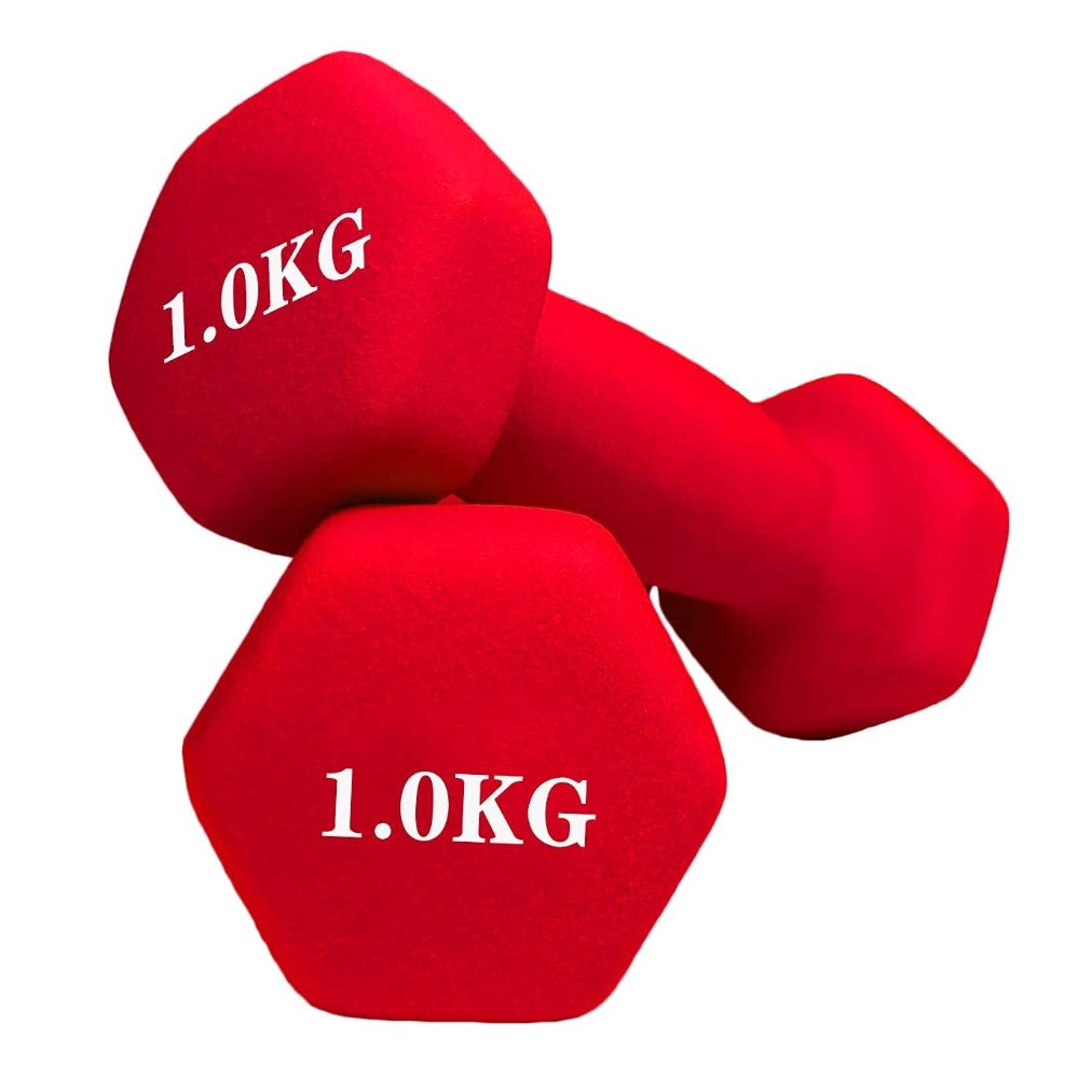 Soft Neoprene 1kg Dumbbells 2pc Set | Dumbbells in Dar Tanzania