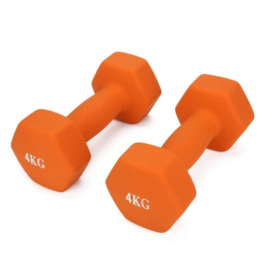 Soft Neoprene 4kg Dumbbells 2pc Set | Dumbbells in Dar Tanzania
