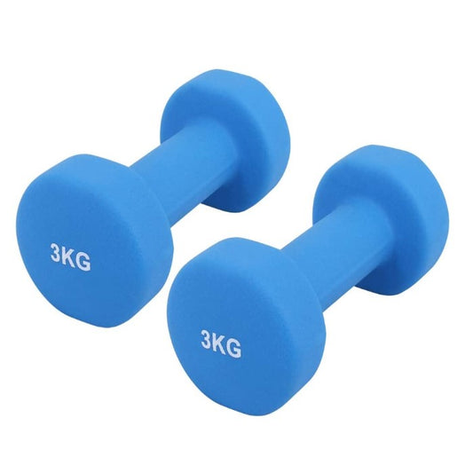 Soft Neoprene 3kg Dumbbells 2pc Set | Dumbbells in Dar Tanzania