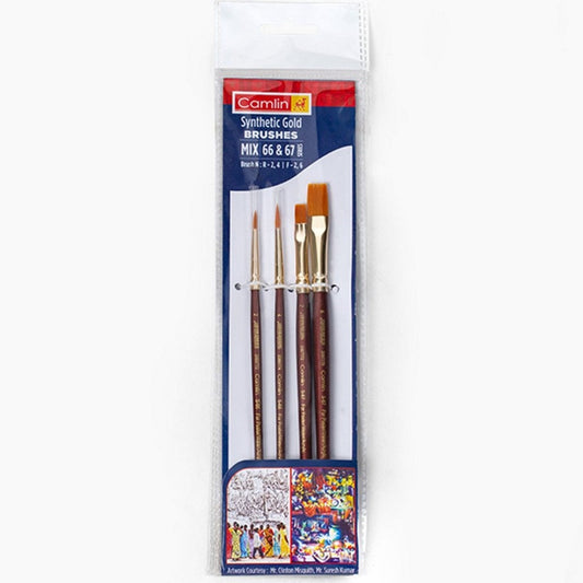 Camlin Flat Paint Brushes 4pc | Paint Brush in Dar Tanzania