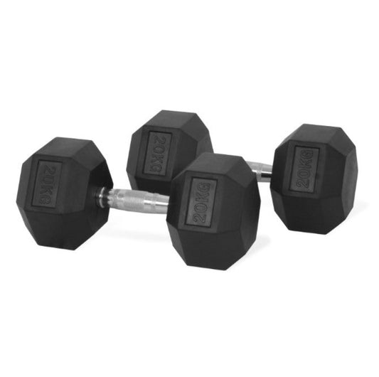 Chrome Hex 20 Kg Dumbbells | Dumbbells in Dar Tanzania