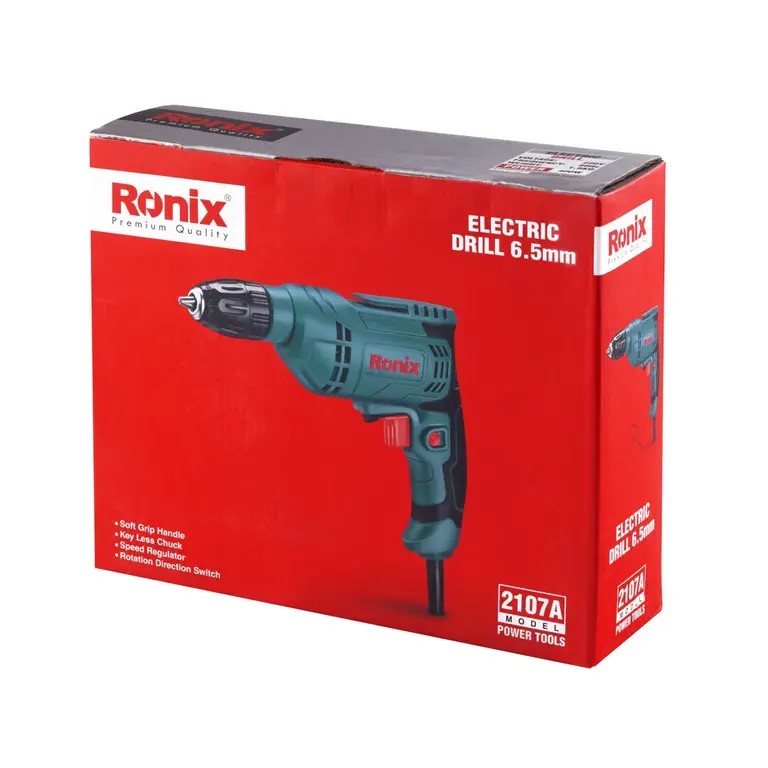 RONIX 400 Watts, Keyless-Chuck, 4300Rpm Corded Electric Drill 2107A