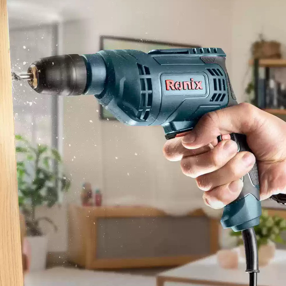 RONIX 400 Watts, Keyless-Chuck, 4300Rpm Corded Electric Drill 2107A