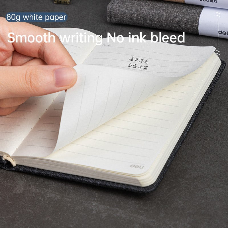 DELI Faux PU A7, 96 Sheets Executive Mini Notebook | Deli, Tanzania