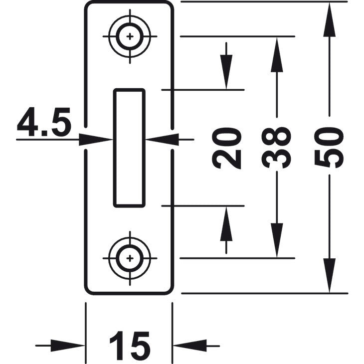 HAFELE Glass Door Deadbolt Lock 23320440 | Door locks in Dar Tanzania