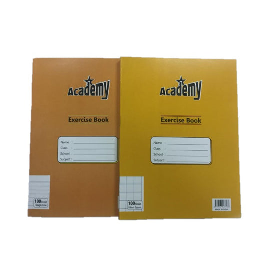 ACADEMY Exercise Book 6x8 Inch 100 sheets | Stationery in Dar Tanzania