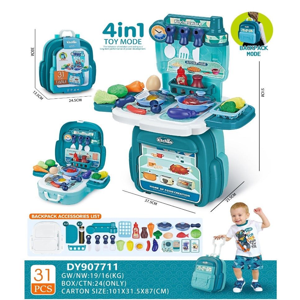 31pc Kitchen play set in suitcase | Kids Kitchen Sets in Dar Tanzania