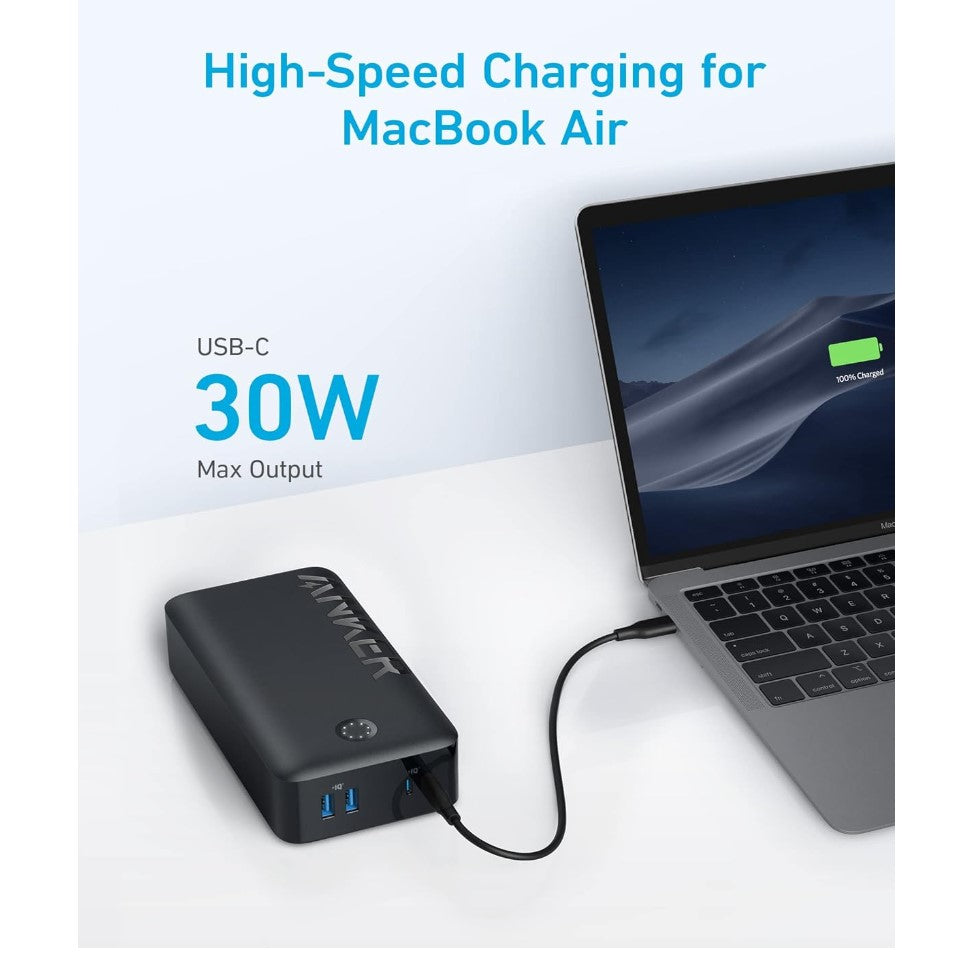 ANKER 347, PowerCore 40000mAh, 30W PD Power Bank, A1377H11