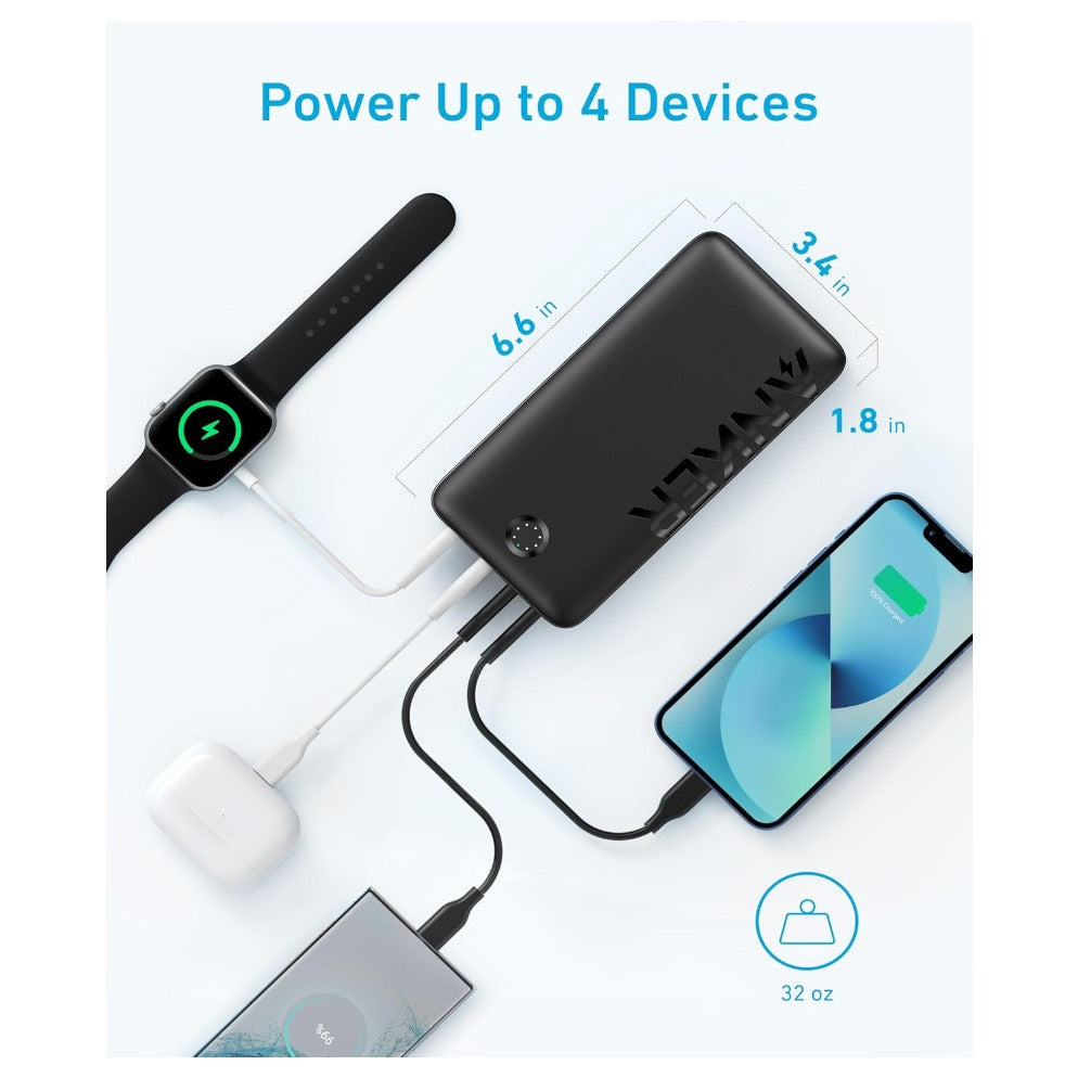 ANKER 347, PowerCore 40000mAh, 30W PD Power Bank, A1377H11