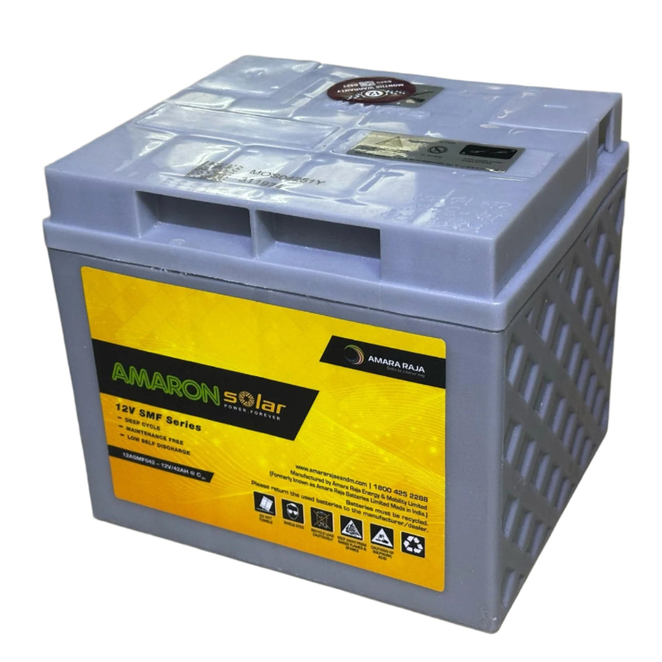 AMARON Solar VRLA 42Ah, Solar Equipment, Inverter Battery in Tanzania
