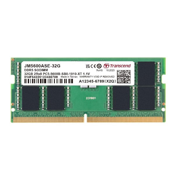 TRANSCEND 32GB DDR5-5600 RAM JM5600ASE-32G | DDR5 Ram in Dar Tanzania