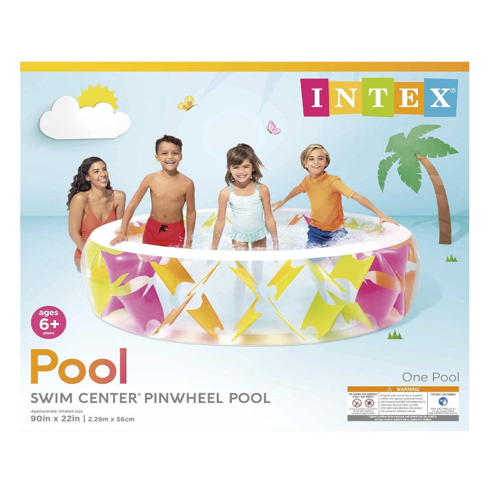 INTEX Swim Center Pinwheel Inflatable Pool, 228cm, 56494 | Tanzania