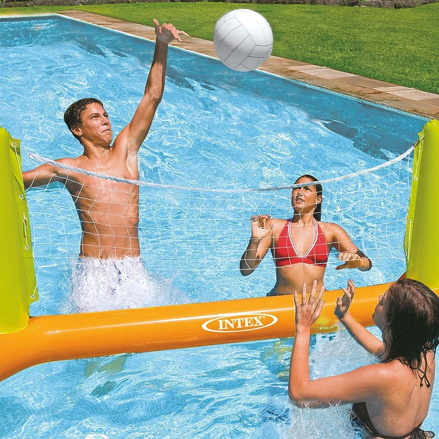 INTEX Inflatable Floating Swimming Pool Volleyball Game Set 56508