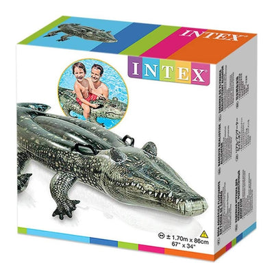 INTEX Realistic Gator Ride-on Inflatable Float, 57551 | Intex Tanzania