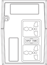 EVI UPS Line Interactive, 850VA, 230V,2 Universal Outlets UPS850EU2