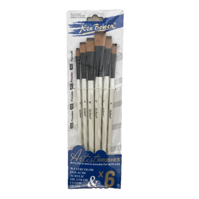 XIN Flat Paint Brushes 6pc | Paint Brush in Dar Tanzania