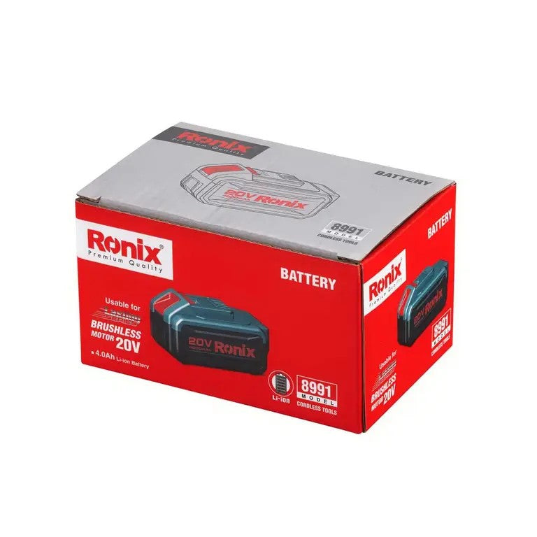 RONIX 20V 4.0Ah Lithium-Ion Battery Pack, 8991 | RONIX Tanzania
