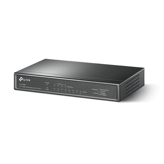 TP-LINK 8-Port Gigabit Desktop Switch with 4-Port PoE+ TL-SG1008P