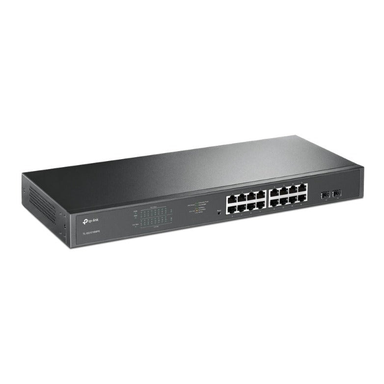 TP-LINK 18-Port Easy Smart Switch with 16-Port PoE+ TL-SG1218MPE