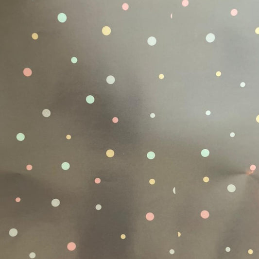 Grey & Mix color dots gift wrap | Elegant gift papers in Dar Tanzania