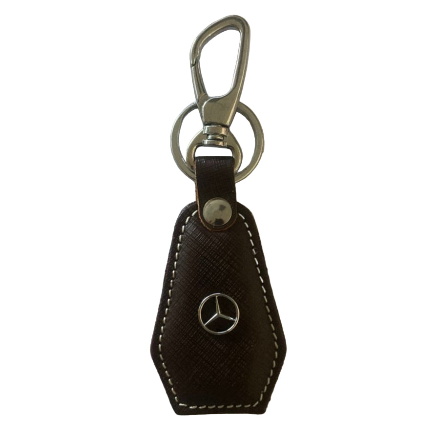 BENZ Brown Leather Keychain | High Quality keychains in Dar Tanzania