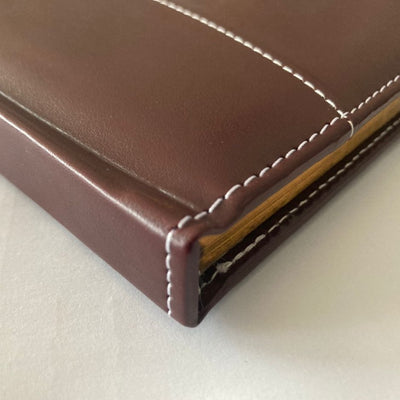 Brown Leather Guest Book | Guest Books in Dar Tanzania