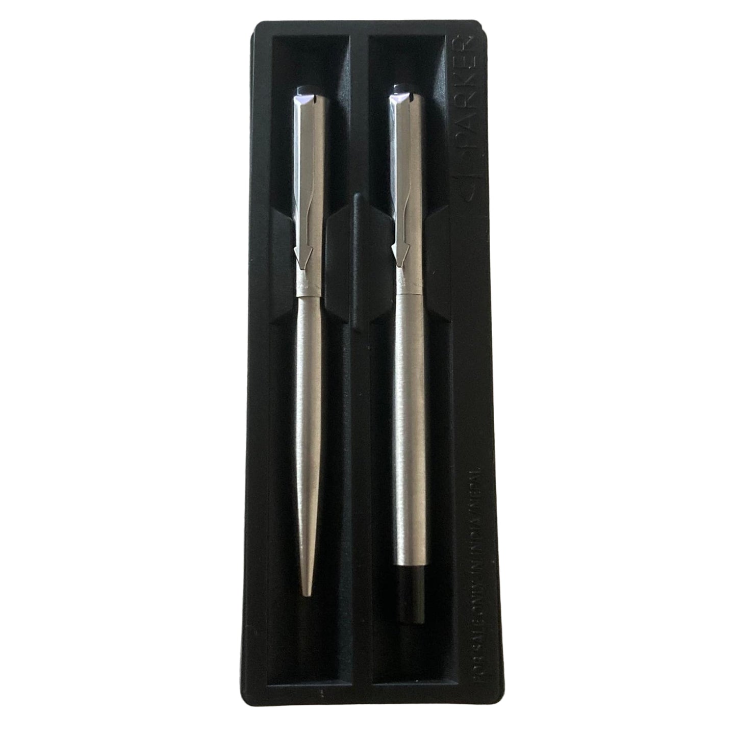 Silver Rollerball and Ballpoint PARKER Vector Pen Set | Tanzania