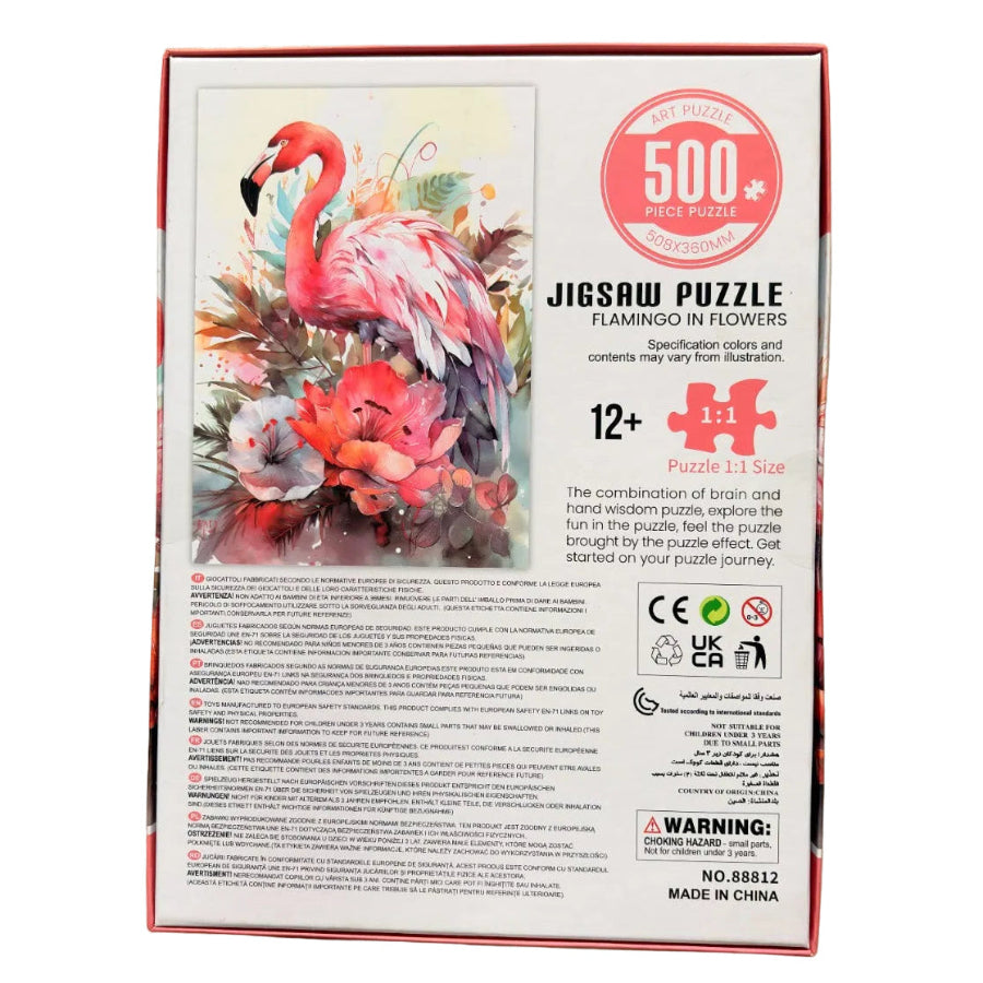 500pc Flamingo Jigsaw Puzzle | Jigsaw puzzles in Tanzania