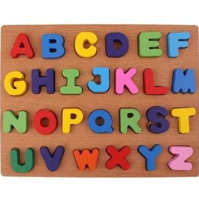 Wooden Alphabet Peg Toys | Kids Educational Toys in Dar