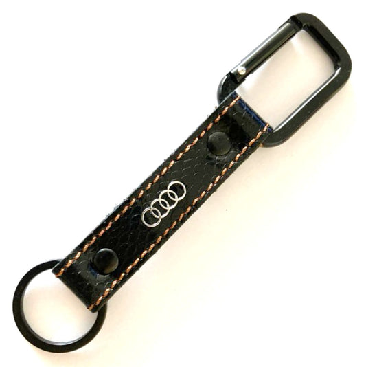 Audi Black Leather Belt Keychain | Keyholder in Dar Tanzania