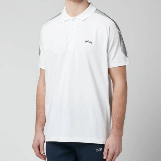 BOSS White Cotton Polo T-shirt | T-shirts in Dar Tanzania