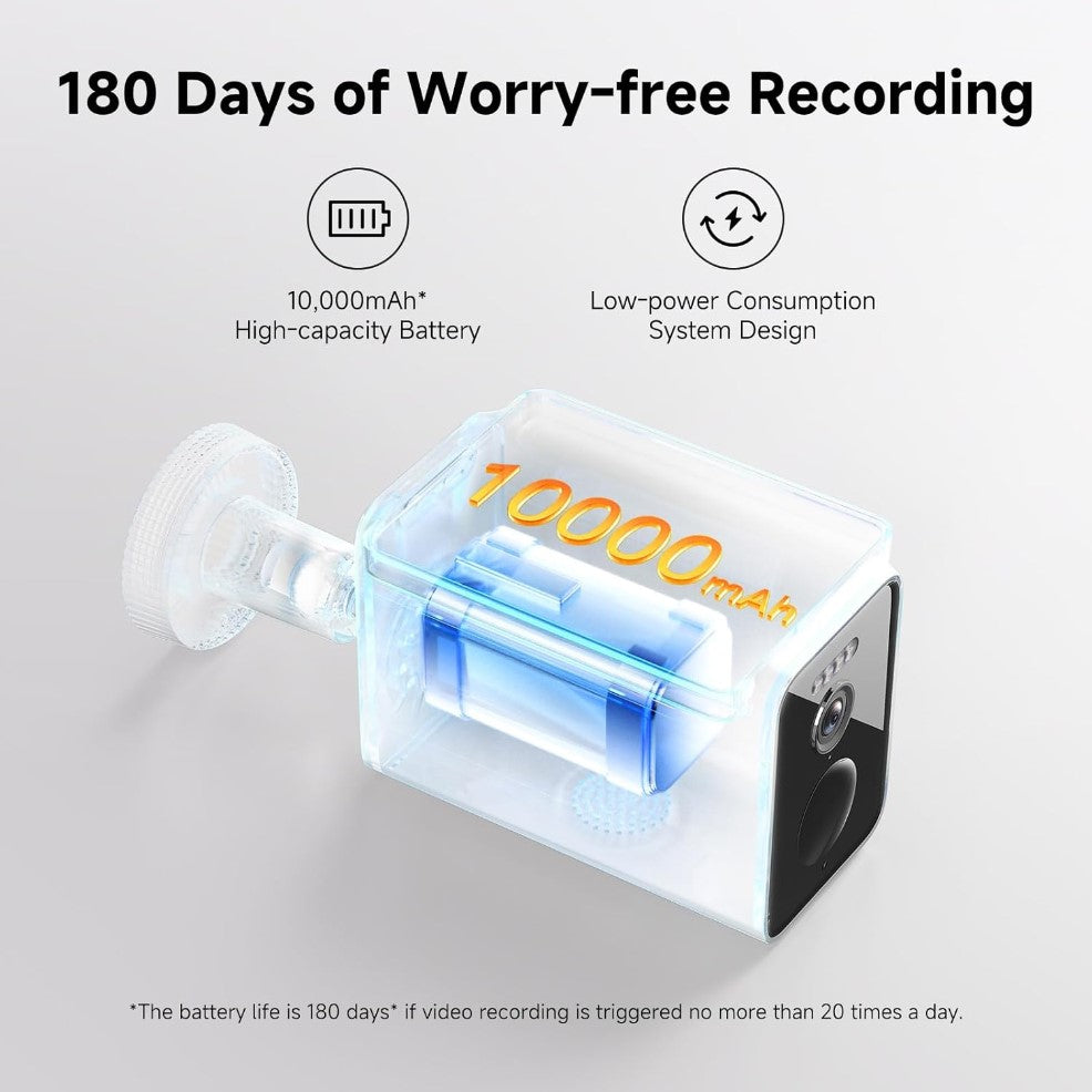 MI XIAOMI BW400 Pro, 1000mAh Battery, 4MP, Solar Outdoor Camera Set