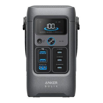 ANKER SOLIX C200, 60000mAh, 200W, 192Wh, DC Portable Power Station