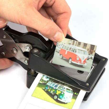 Heavy Duty Hand Held Passport Size 35mm x 45mm Photo Cutter Punch