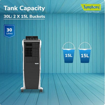 SYMPHONY DIET 3D 30i 30L Tower Air Cooler | Air Cooler in Dar Tanzania