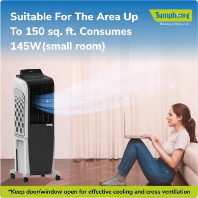 SYMPHONY DIET 3D 30i 30L Tower Air Cooler | Air Cooler in Dar Tanzania