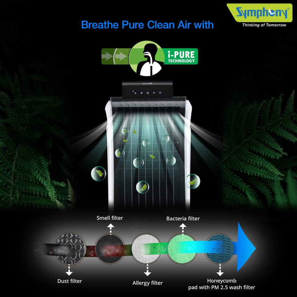 SYMPHONY DIET 3D 40i 40L Tower Air Cooler | Air Cooler in Dar Tanzania