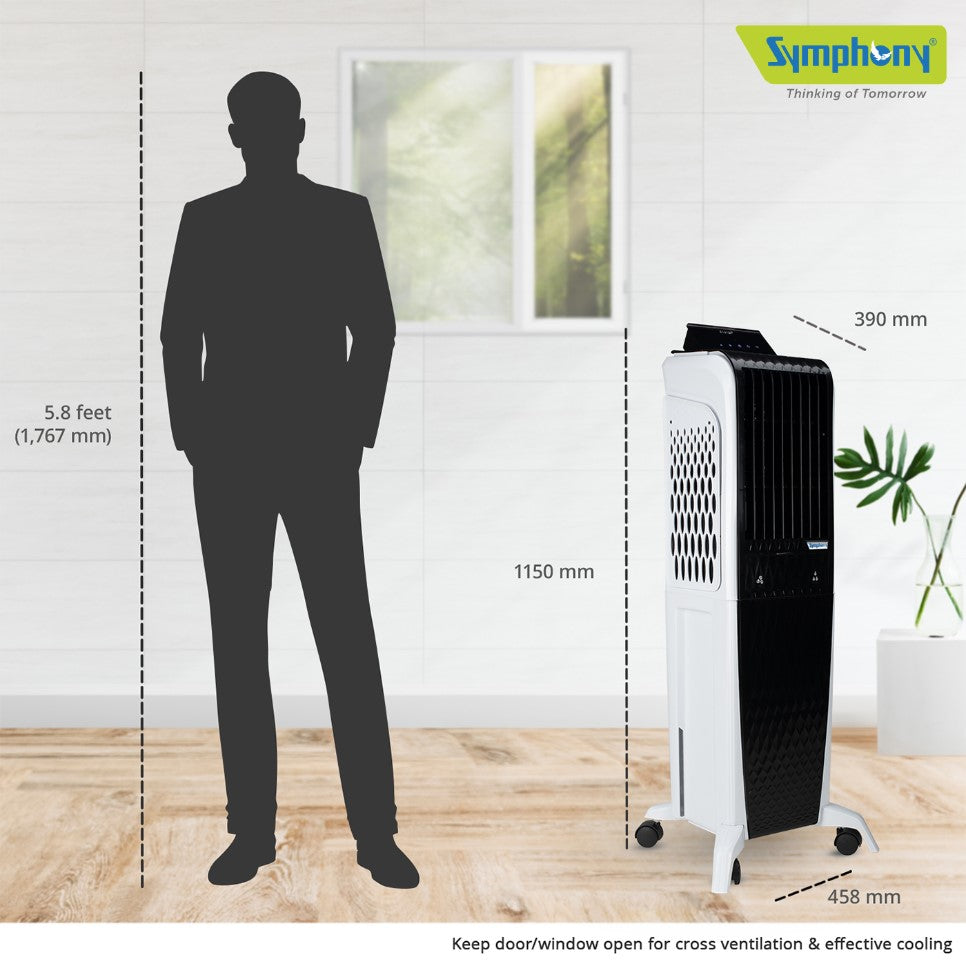 SYMPHONY DIET 3D 40i 40L Tower Air Cooler | Air Cooler in Dar Tanzania